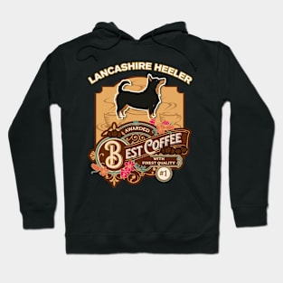 Lancashire Heeler Best Coffee - Dog Owner Coffee Lover Gifts Hoodie